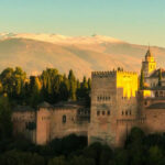 Vista panorámica de la Alhambra desde el Carmen de Aben Humeya.